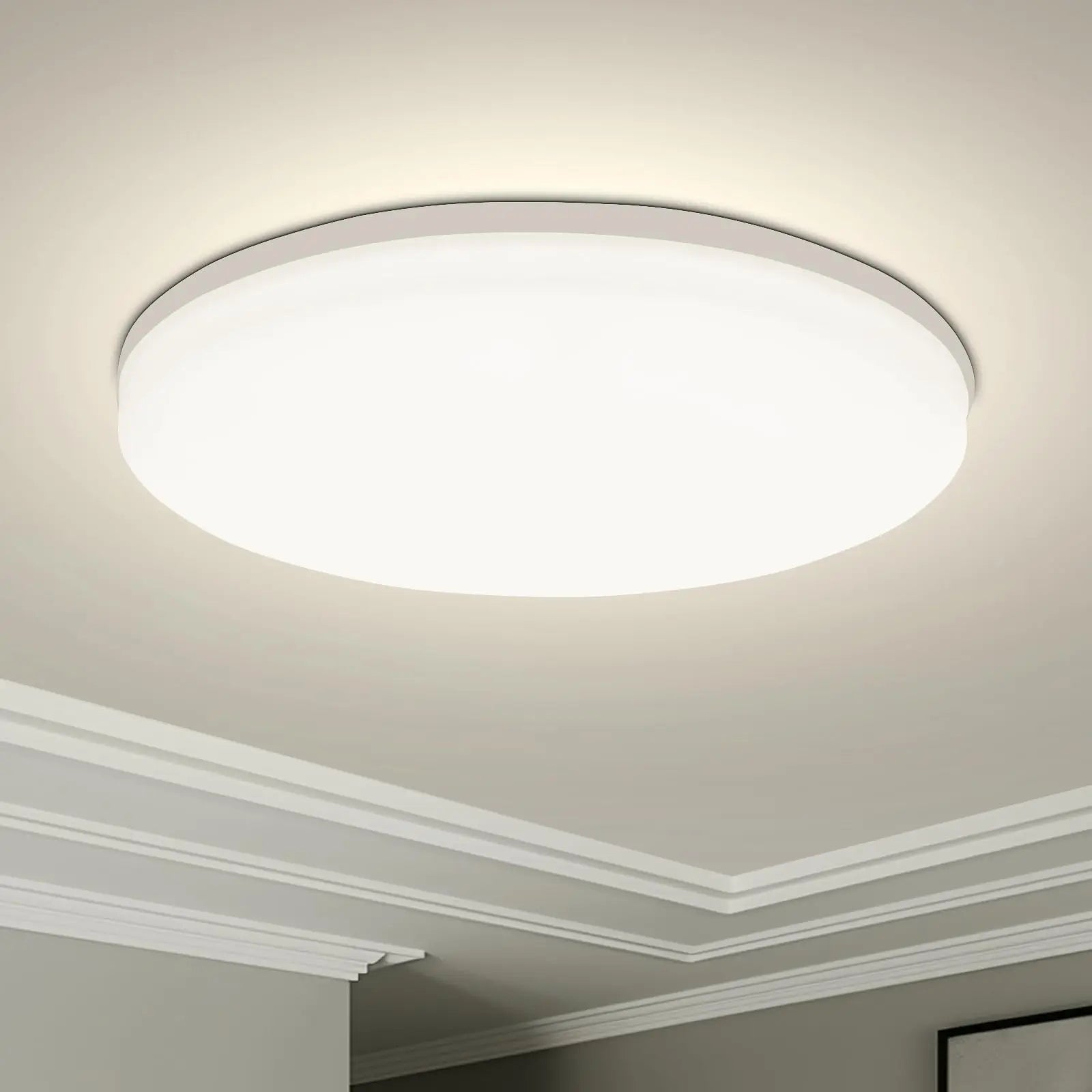 Modernity LED Ceiling Lamp Household Energy-Saving Bedroom Lamp round Suitable for Living Room and Bedroom Area LED Indoor Light
